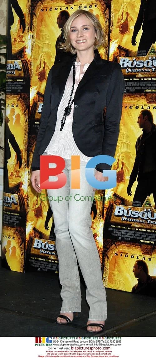 Nicolas Cage and Diane Kruger at 'National Treasure' Photocall