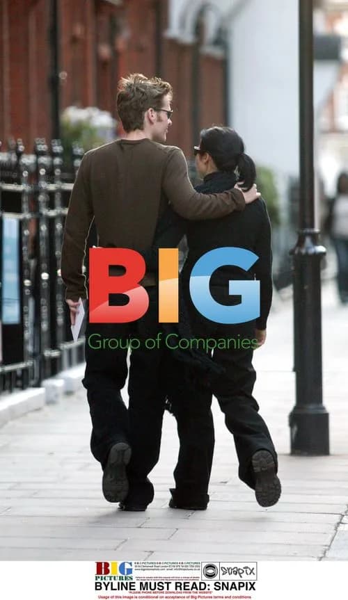 Singer Andrea Corr and Boyfriend on London Street
