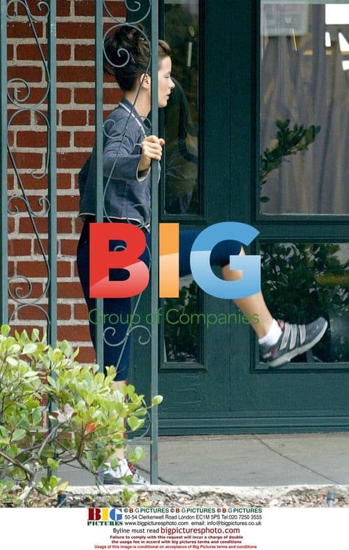 Kate Beckinsale Running Errands and Exercising