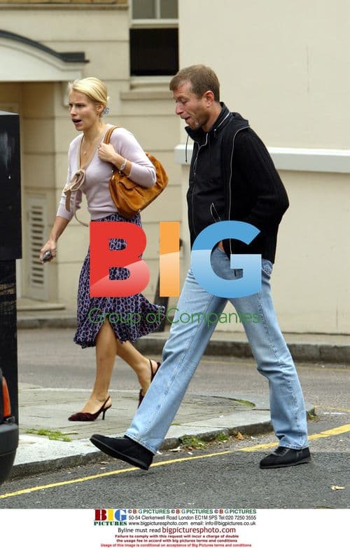 Roman Abramovich and Wife Irina Stroll in London