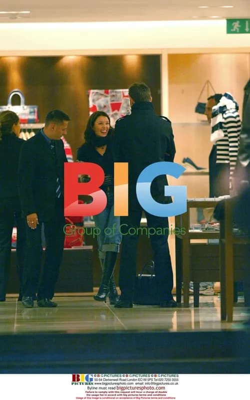 Dannii Minogue and Friend Shop in London