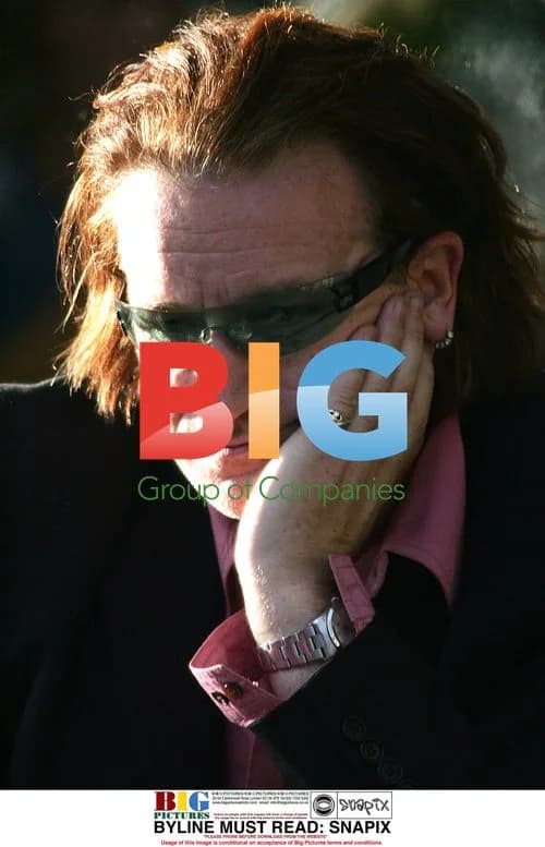 Bono and Brian Eno out for Lunch