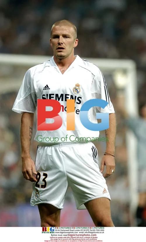 David Beckham at Real Madrid Match