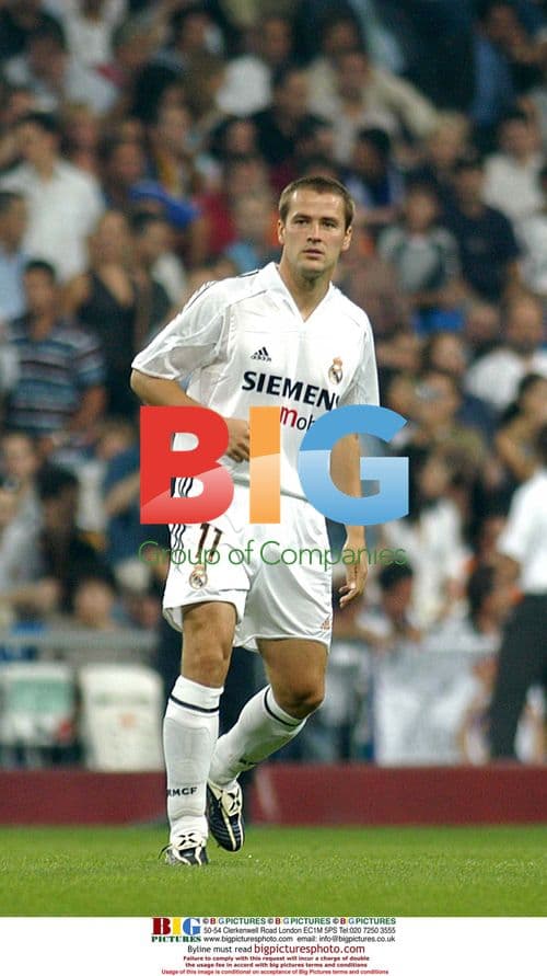Michael Owen at Real Madrid Match