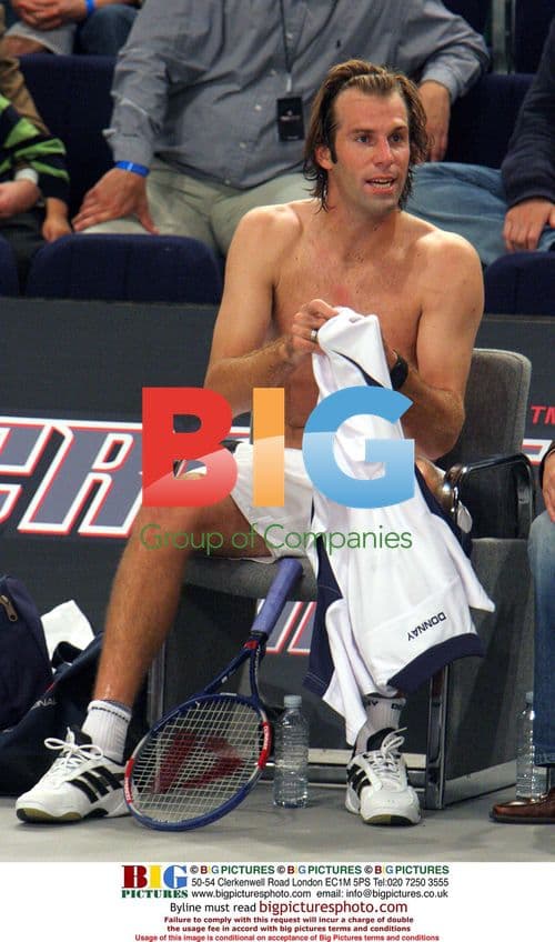 Greg Rusedski at Superset Tennis Tournament