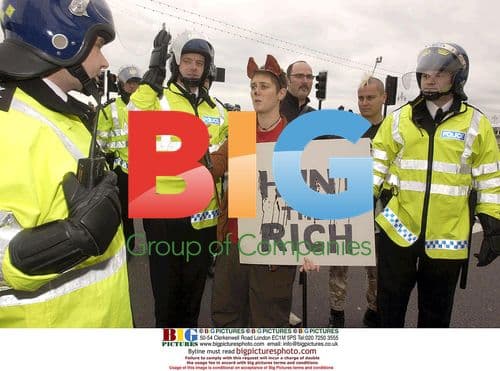 Kitten Pinder at Countryside Alliance Protest