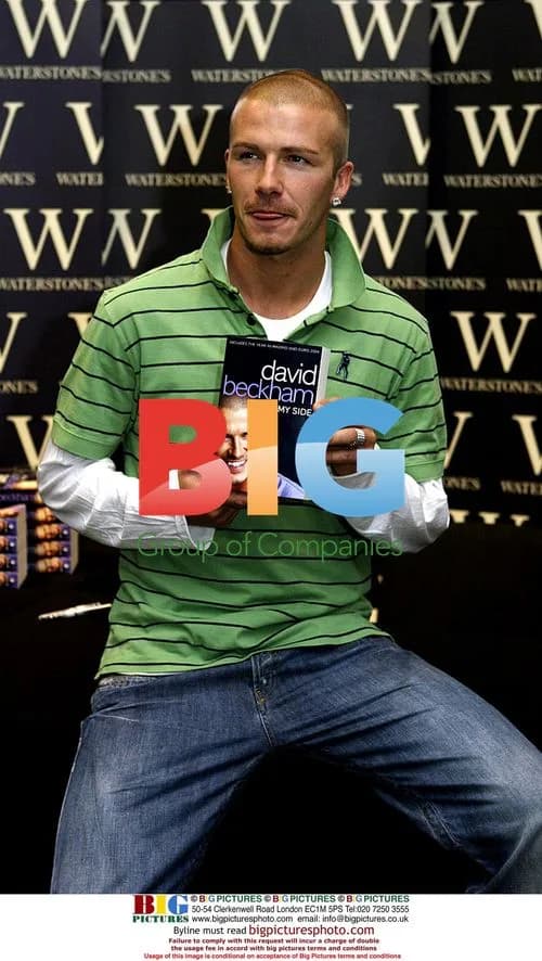 David Beckham Signing Book