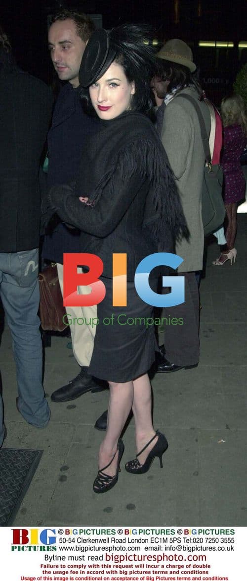 Marilyn Manson's Girlfriend Dita Von Teese at Event