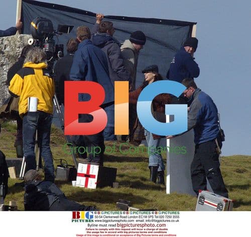 Demi Moore on Set of "HalfLife"