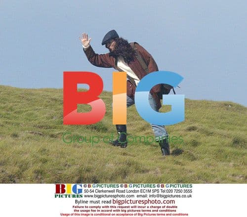 Demi Moore on Set of "HalfLife"