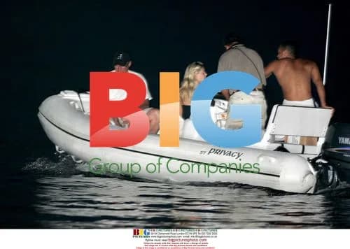 Tiger Woods, Elin Nordegren, and Wedding Guests on Sailing Boat