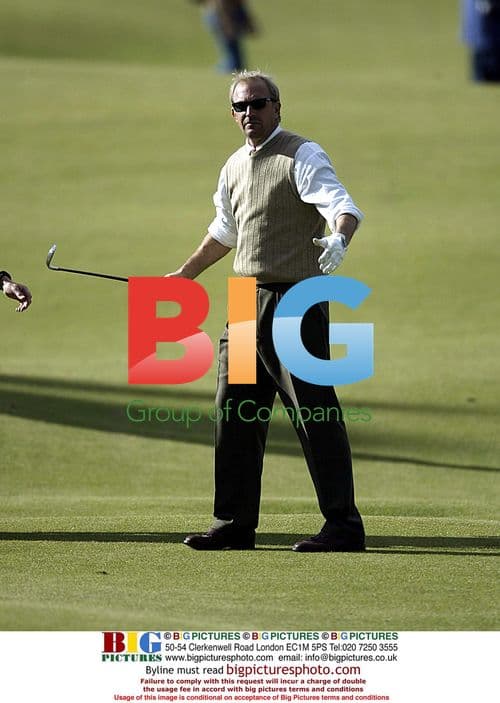 Kevin Costner at Dunhill Links Golf Tournament