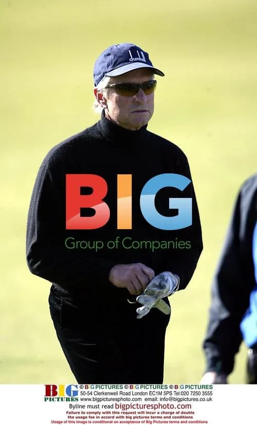Michael Douglas at Dunhill Links Pro/Celeb Golf
