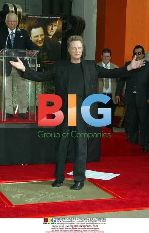Christopher Walken Hand and Footprint Ceremony