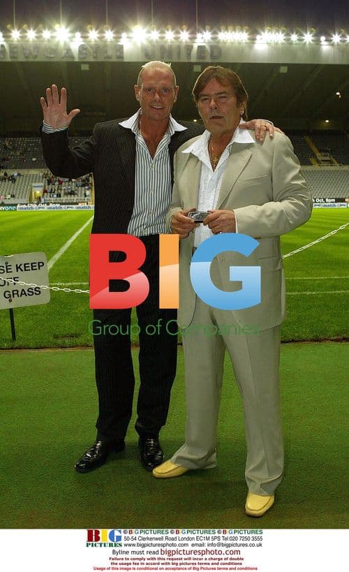 Ex England footballer Gaza at 'The Match' charity game