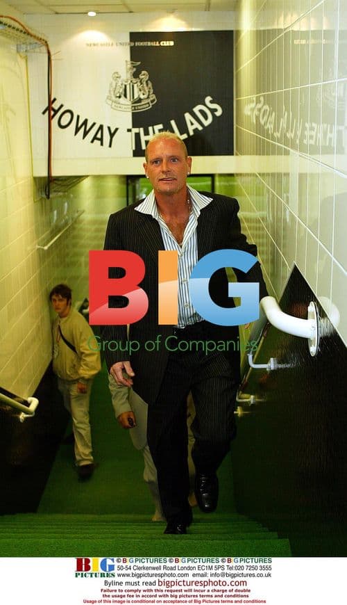 Ex England footballer Gaza at 'The Match' celebrity game