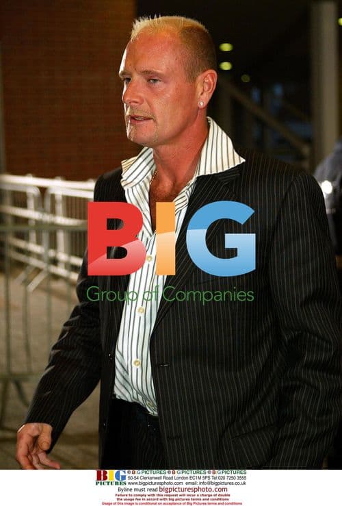 Ex England footballer Gaza at celebrity match