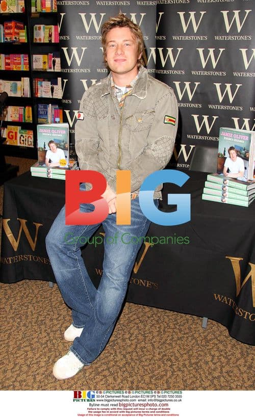 Jamie Oliver at Book Signing in London
