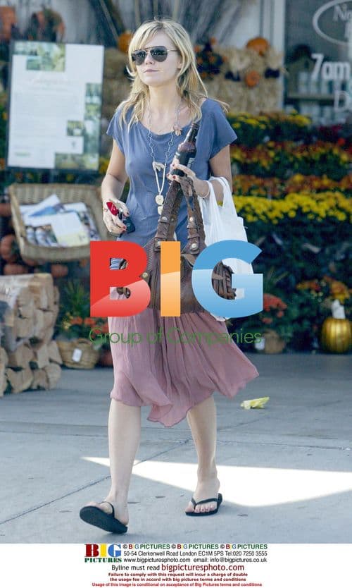 Kirsten Dunst Grocery Shopping