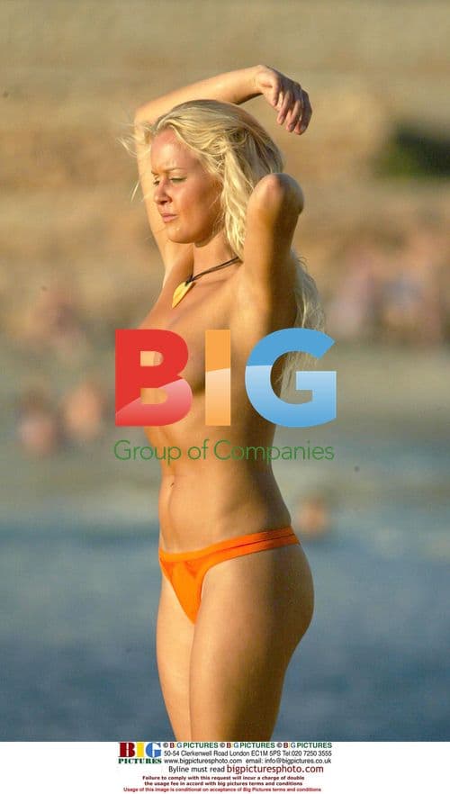 Anna Tavernas Relaxing in Ibiza