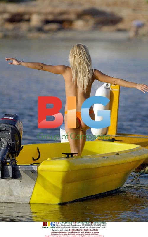 Anna Tavernas Relaxing in Ibiza