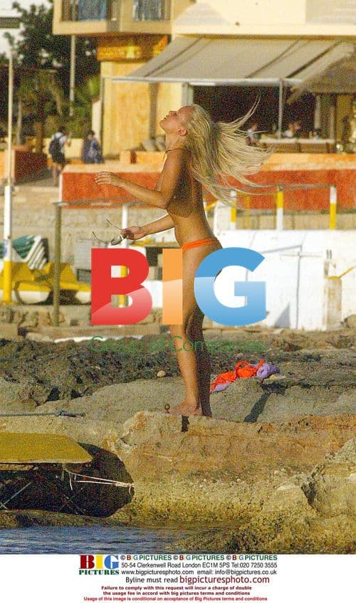 Anna Tavernas Relaxing in Ibiza