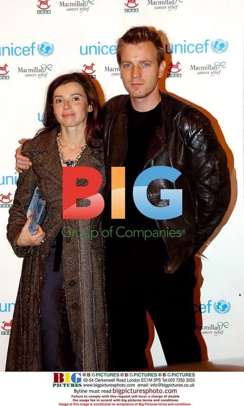 Ewan Mcgregor and wife at book launch