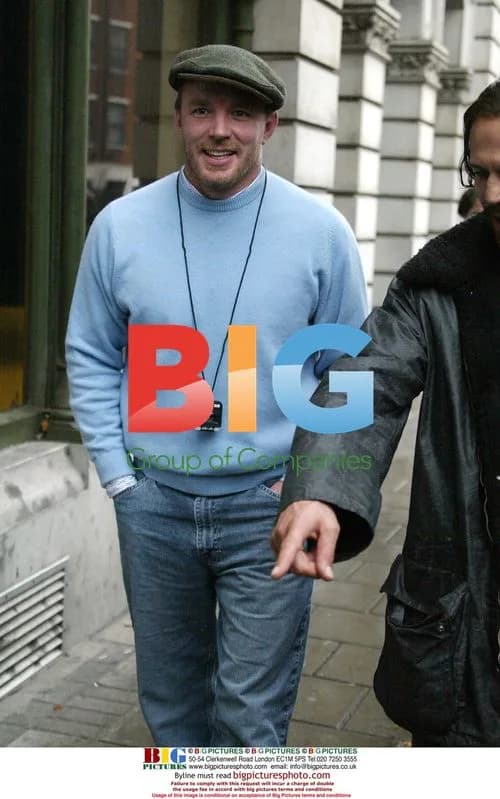 Madonna's husband Guy Ritchie takes a lunch break
