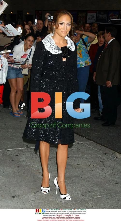 Jennifer Lopez arrives for 'The Late Show'