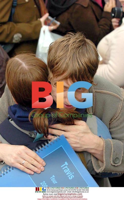 Travis Band Busking in Leicester Square