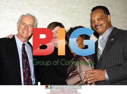 Michael Moore, Jesse Jackson, Mike Farrell at Rainbow Push Awards