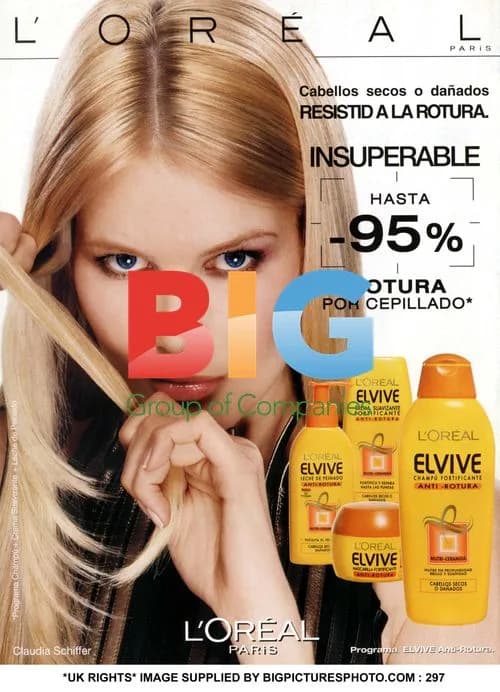 Claudia Schiffer L'Oreal Paris Ad