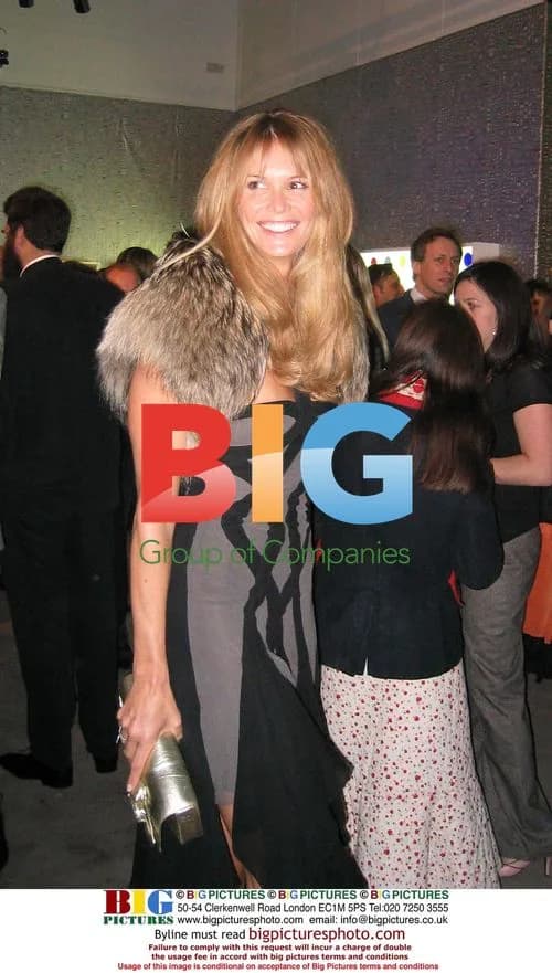 Elle Macpherson at Damien Hirst Party