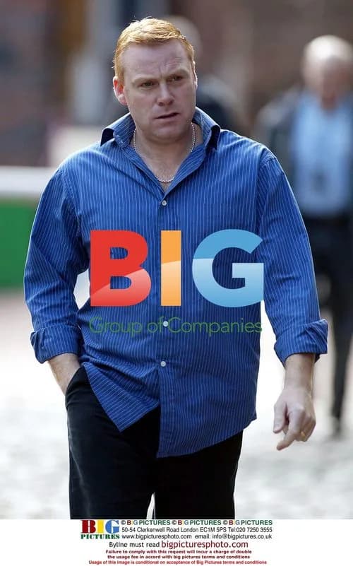 Thomas Craig Arriving on Coronation Street Set