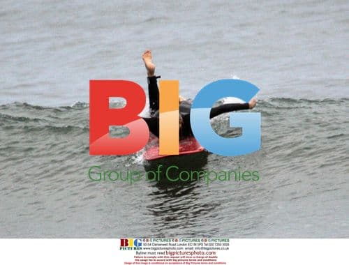 Daryl Hannah Surfing in Malibu