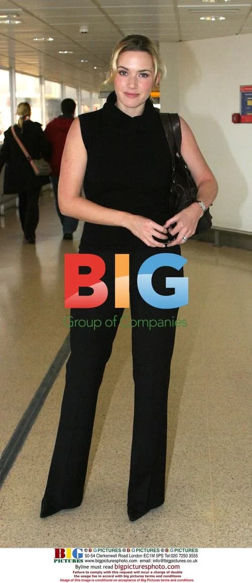 Kate Winslet Departs London After Film Premiere