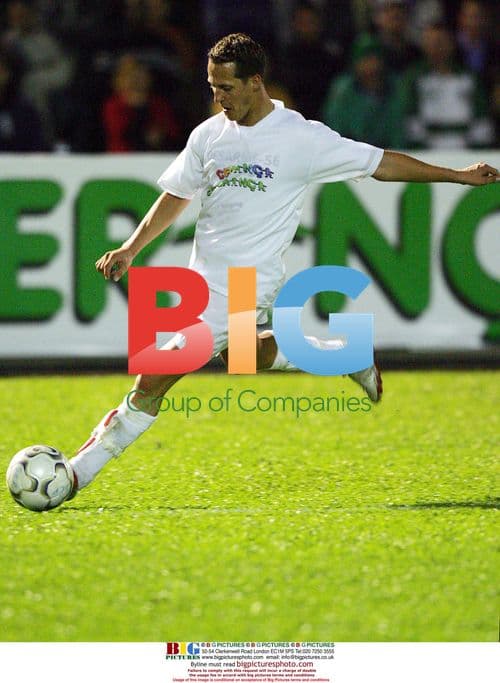 Schumacher and Barrichello at Benefit Football Match