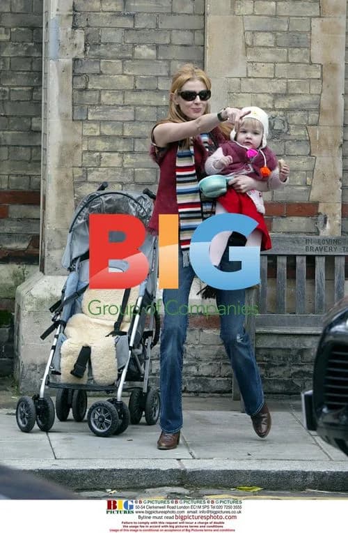 Celebrity mums Donna Air and Natalie Appleton out shopping