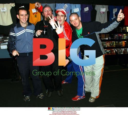 Welsh Rappers Goldie Lookin Chain Signing Copies