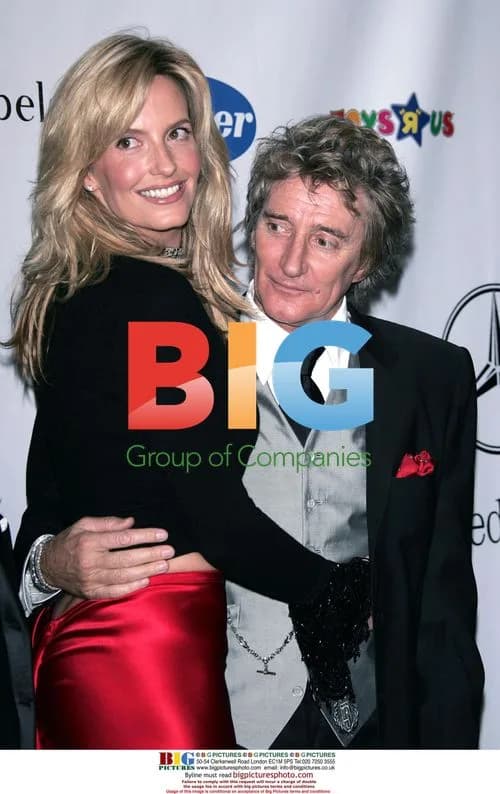 Rod Stewart and Penny Lancaster at Carousel of Hope Benefit