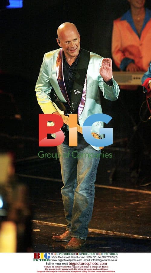 Bruce Willis Performs at Montecatini Transmission