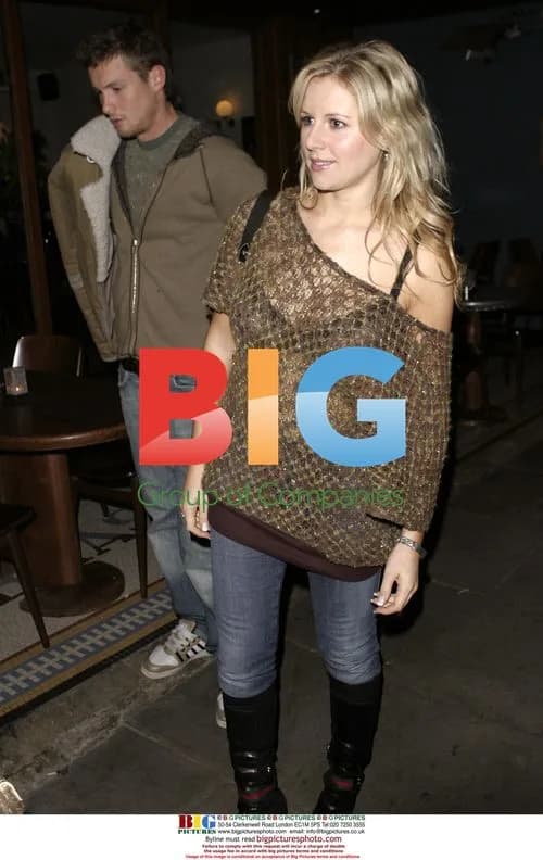 Abi Titmuss Enjoys Meal with Friends
