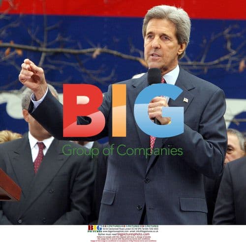 John Kerry and Bill Clinton at Campaign Rally