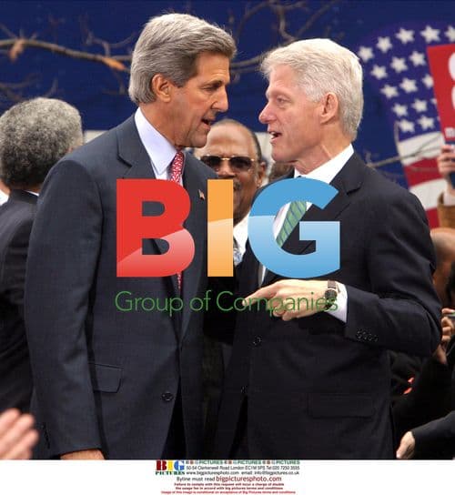 John Kerry Campaign Rally with Bill Clinton