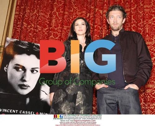 Vincent Cassel and Monica Belluci at 'Agents Secrets' event