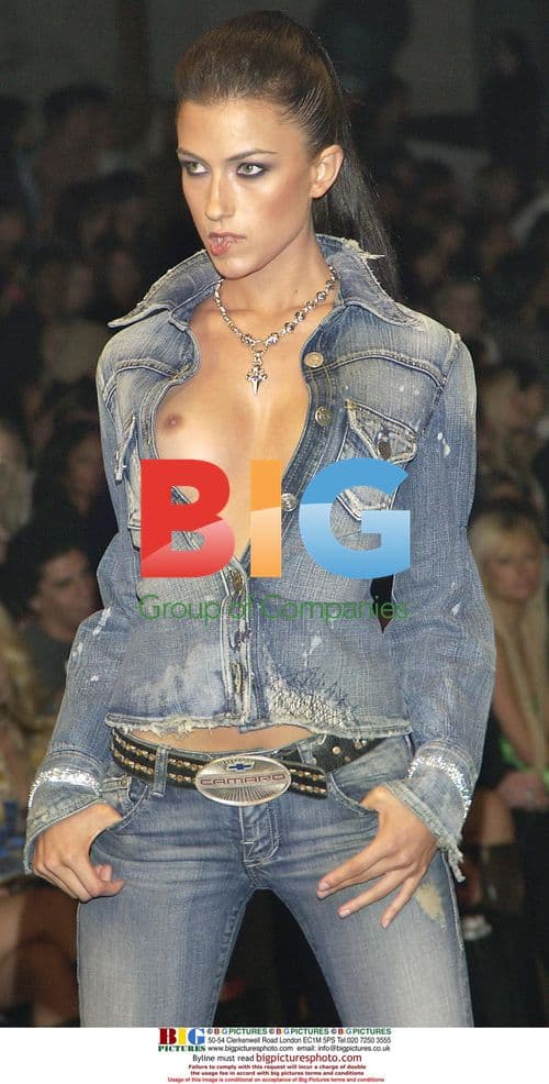 Model on Rock and Republic Runway