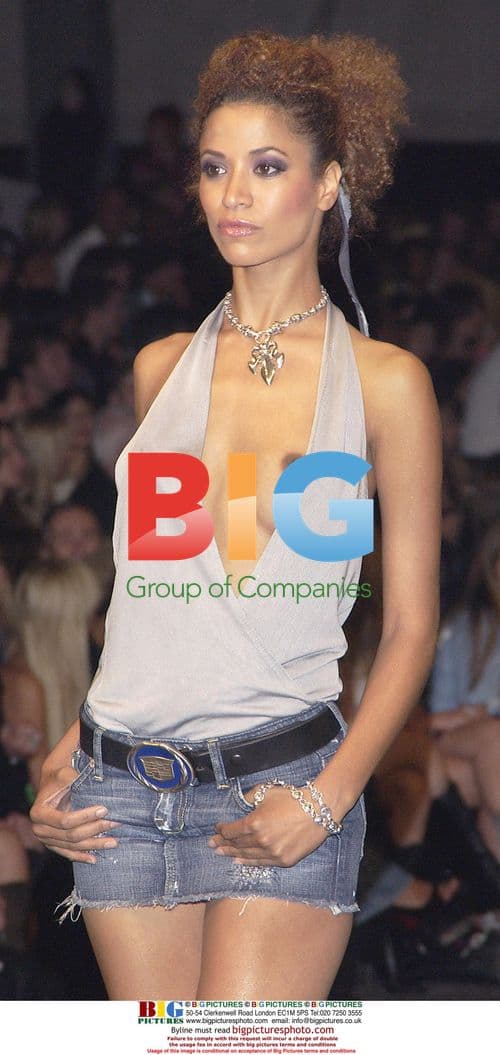 Model Walks Runway at Rock and Republic Show