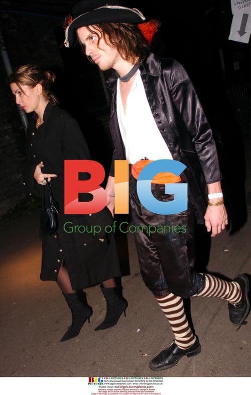 Sadie Frost and Jackson Scott Leaving Halloween Party