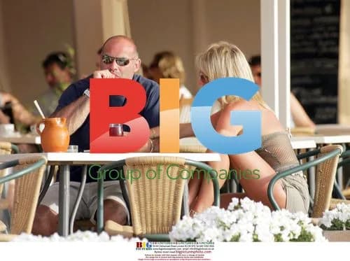 Alex Best with Boyfriend Howard Kruger in Spain