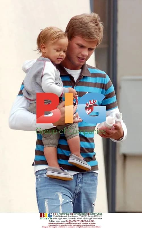 TV Presenter Jeff Brazier Collecting Son